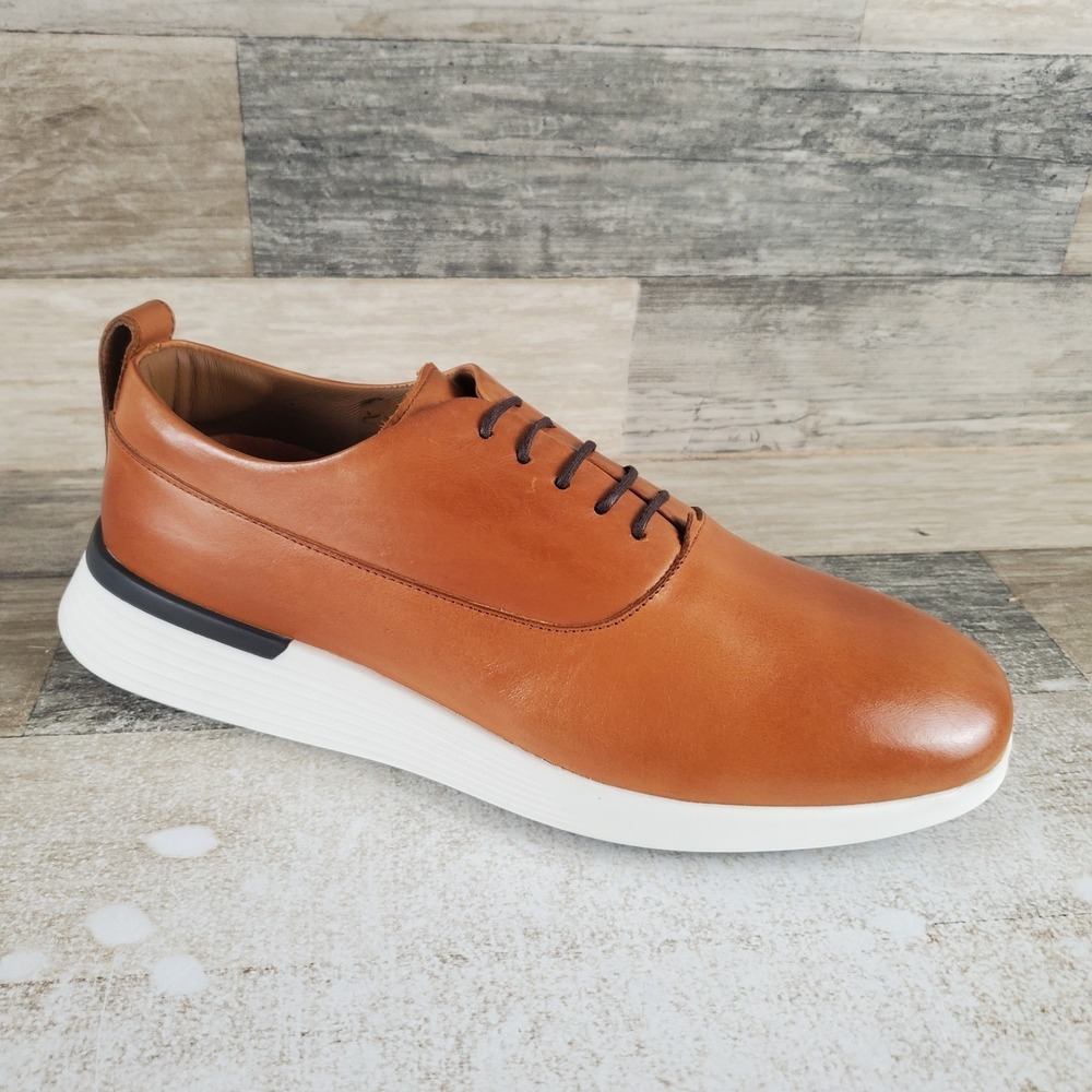 Wolf & Shepherd Crossover Longwing Men Oxford Sz 6 M Honey White Leather Lace Up